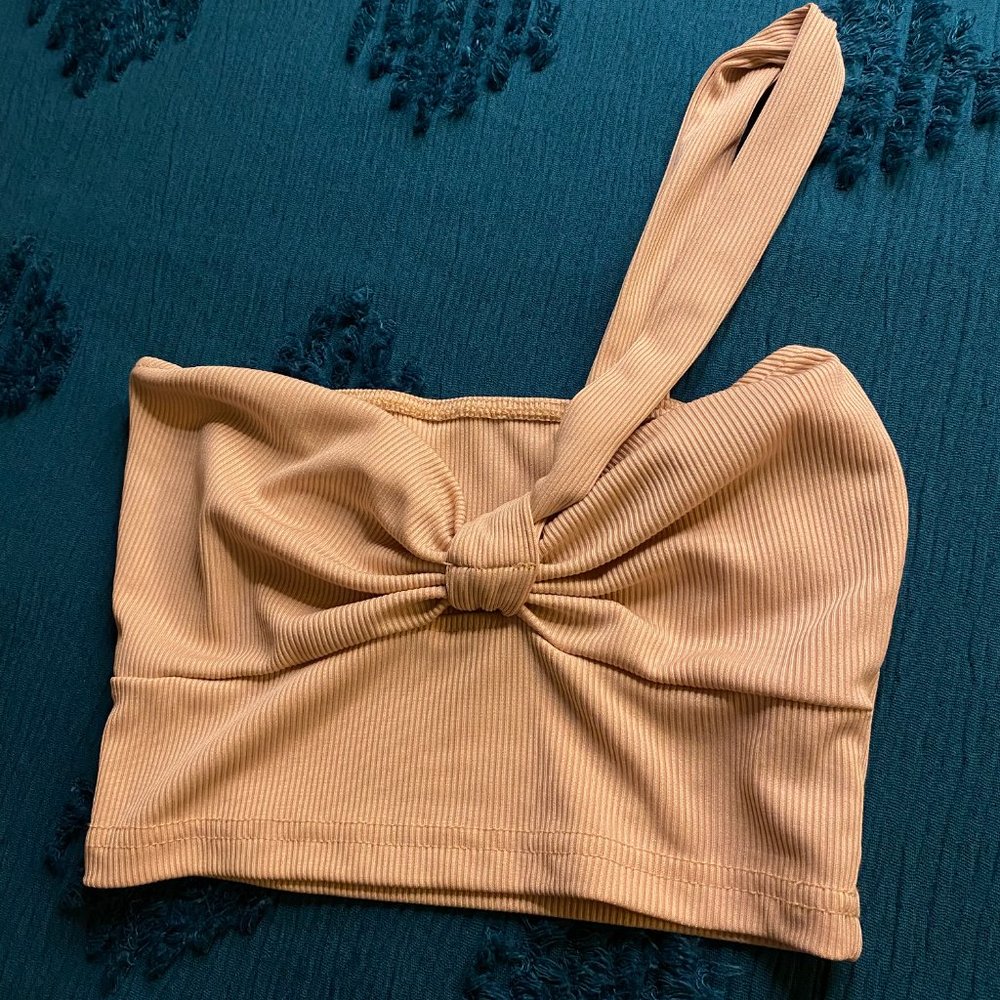 Shein Cross Shoulder Crop Top